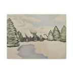 Snowy Mountains Canvas