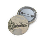 Snowy Mountains Pin Button