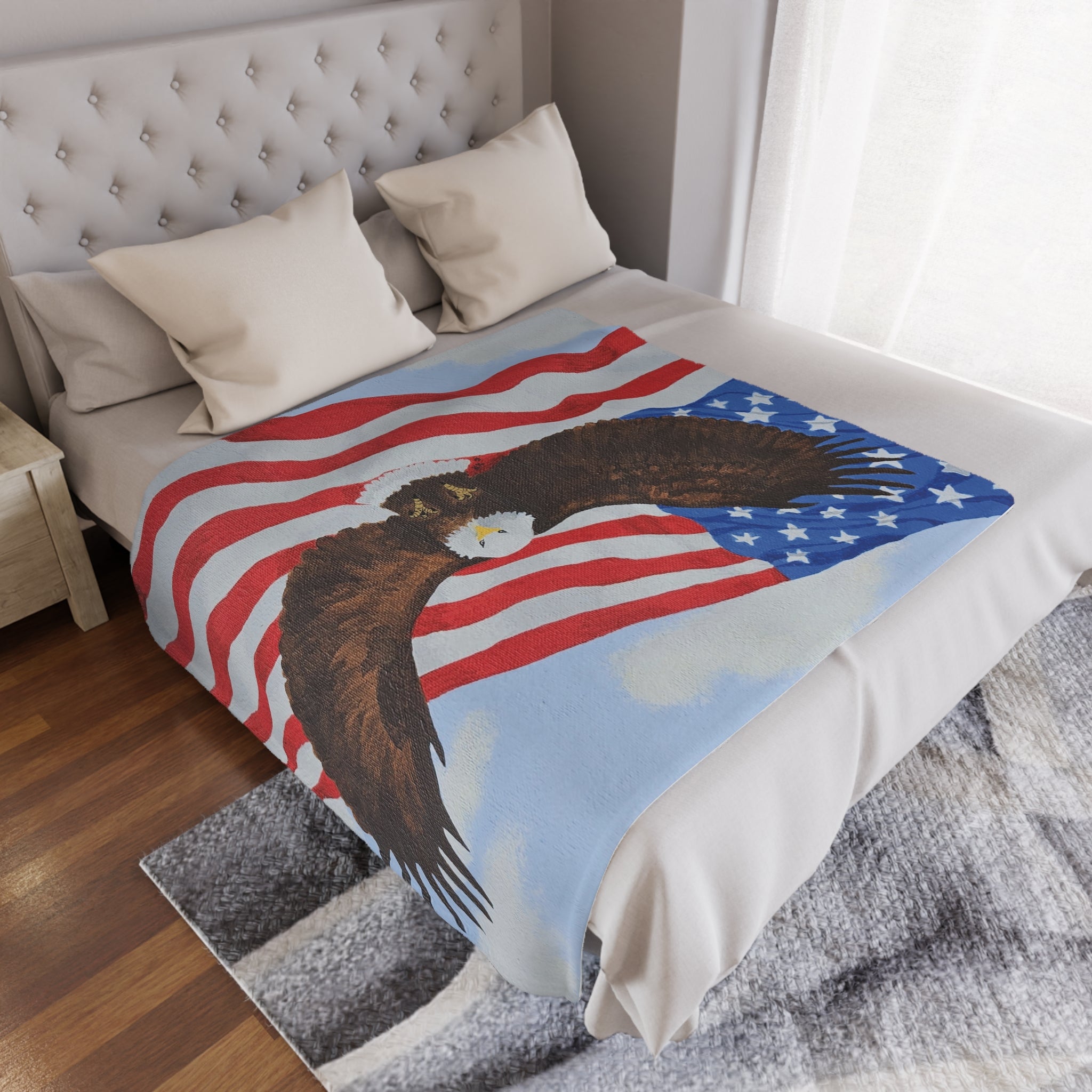 Freedom Incoming Minky Blanket