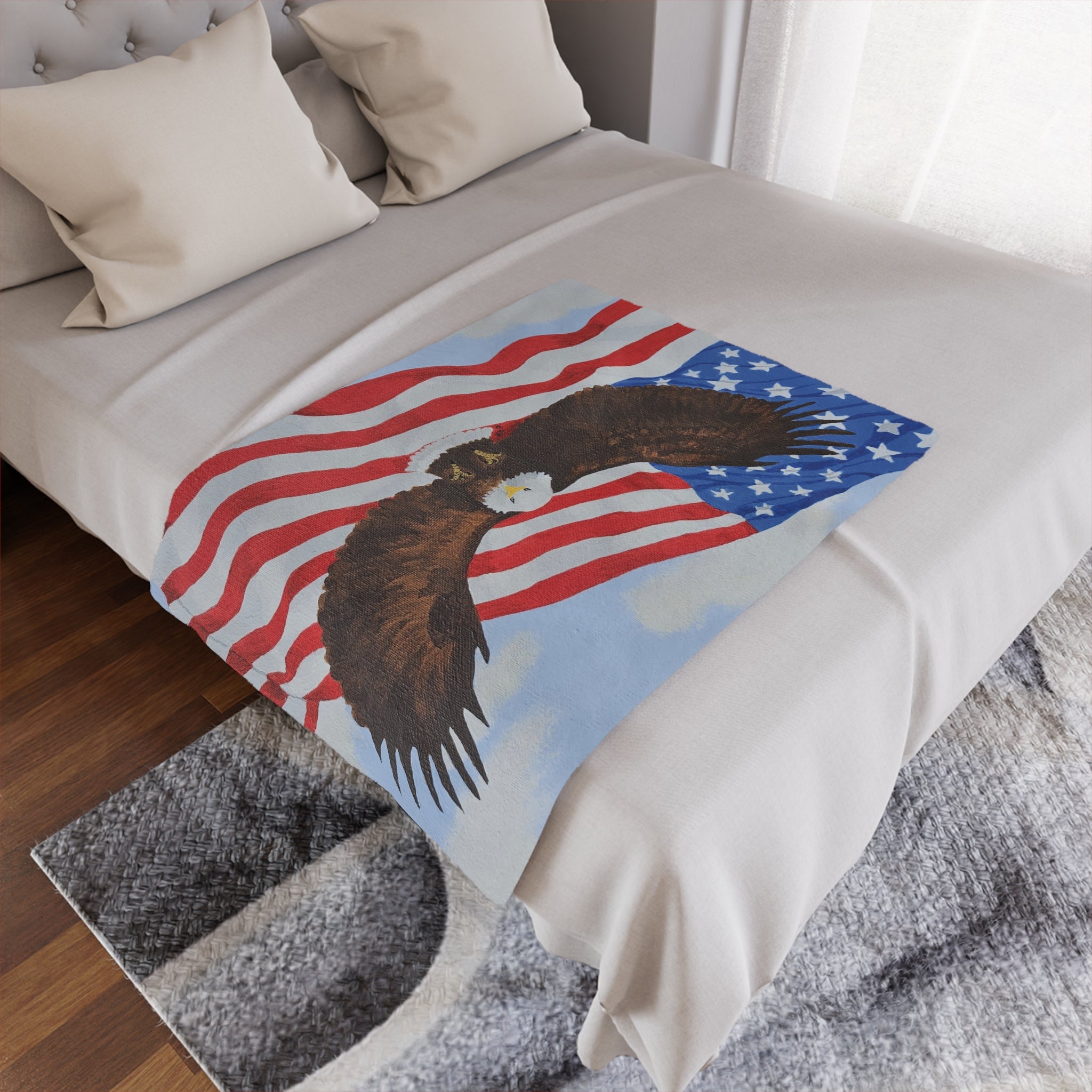 Freedom Incoming Minky Blanket