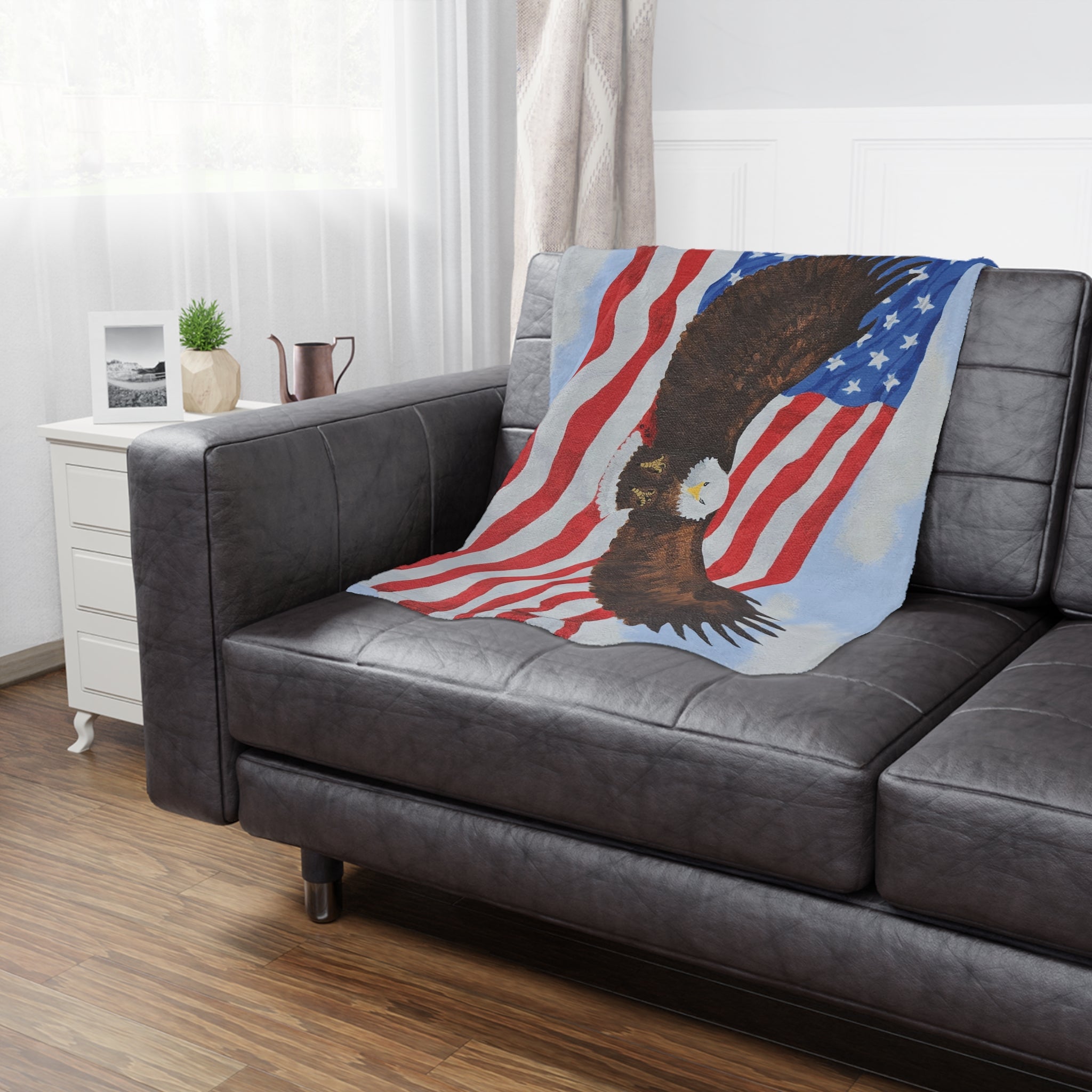 Freedom Incoming Minky Blanket