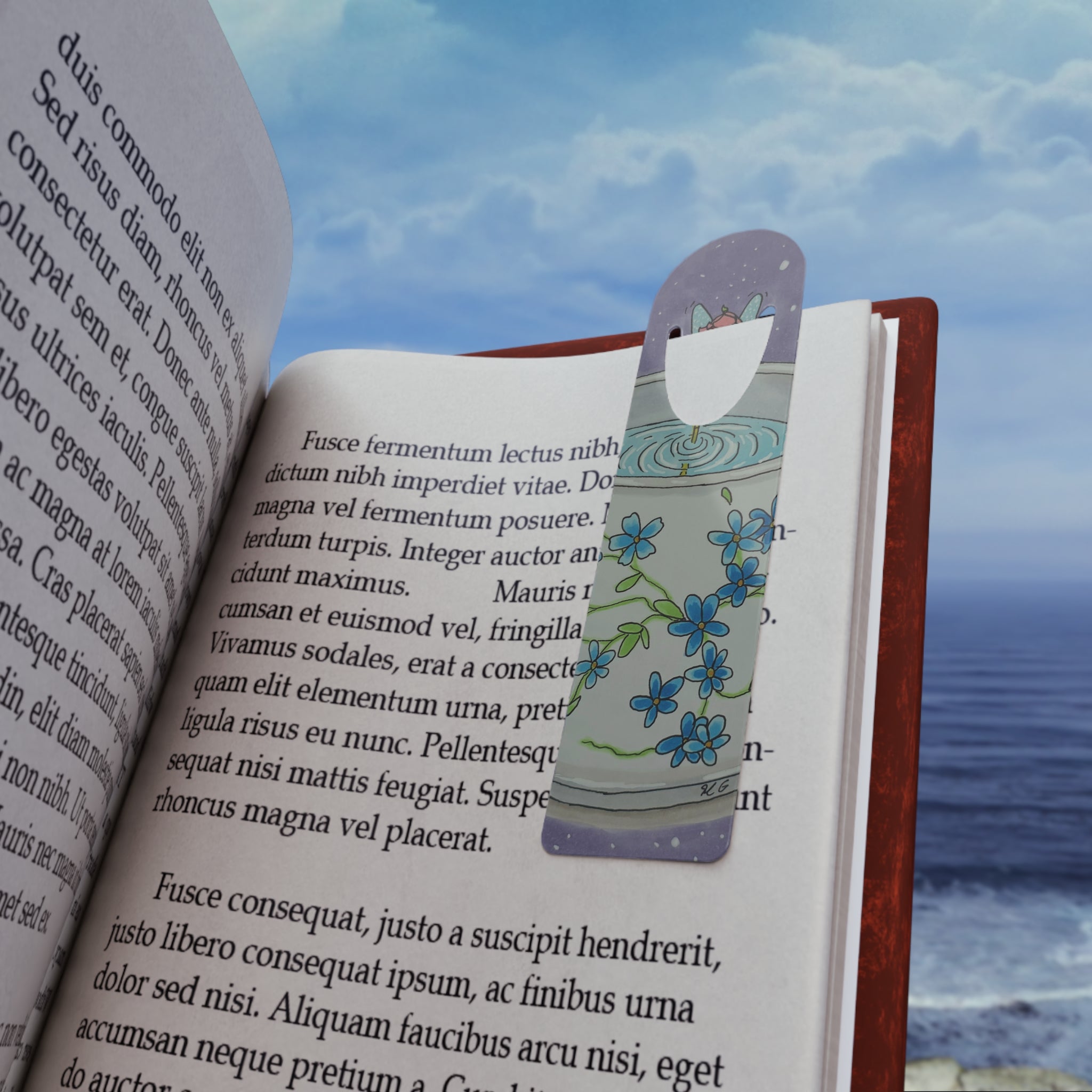 A Sneaky Sip Bookmark