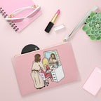 Getting Ready With Jesus Clutch Bag