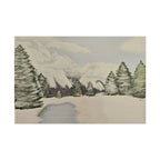 Snowy Mountains Poster