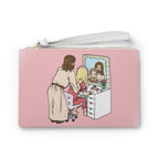 Getting Ready With Jesus Clutch Bag