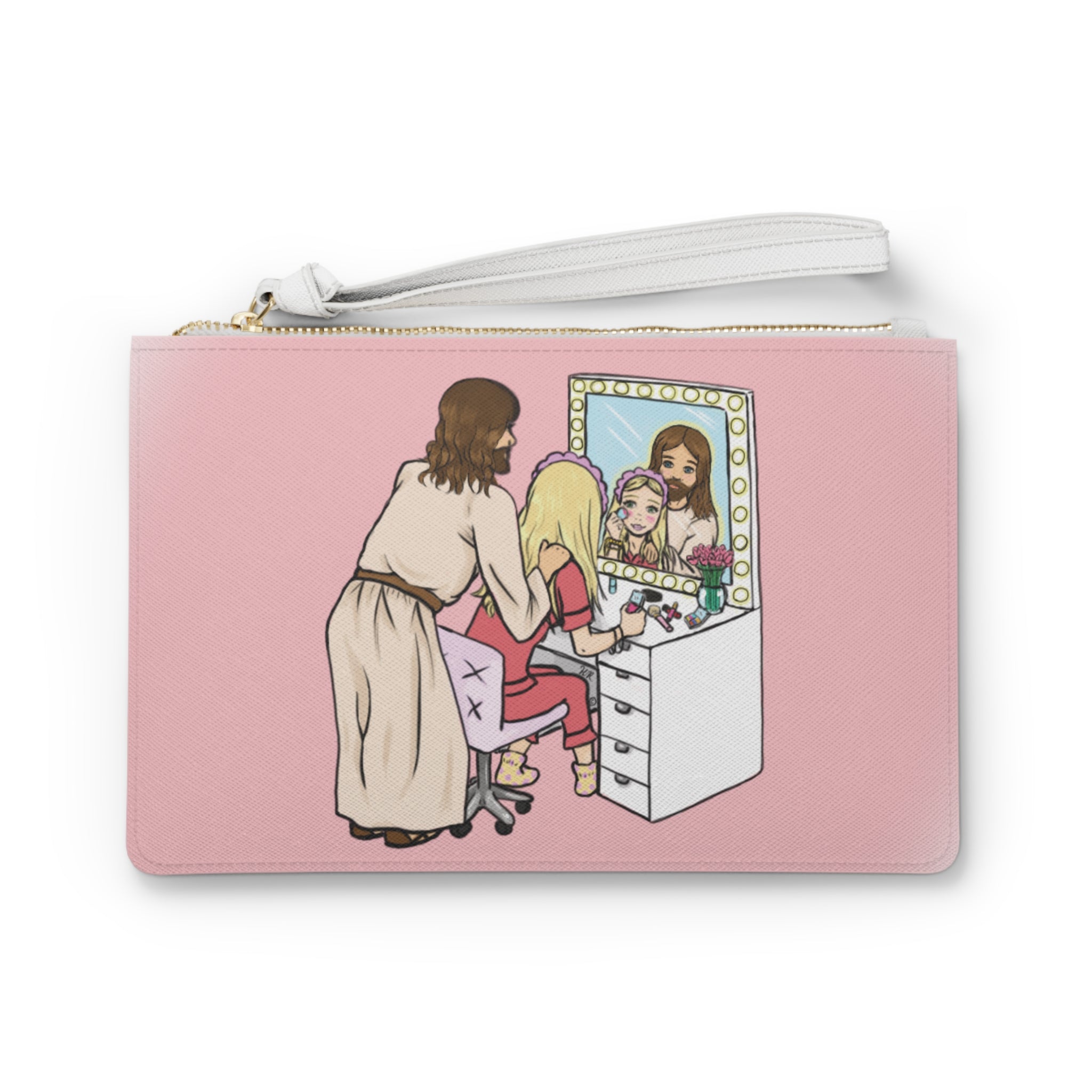 Getting Ready With Jesus Clutch Bag