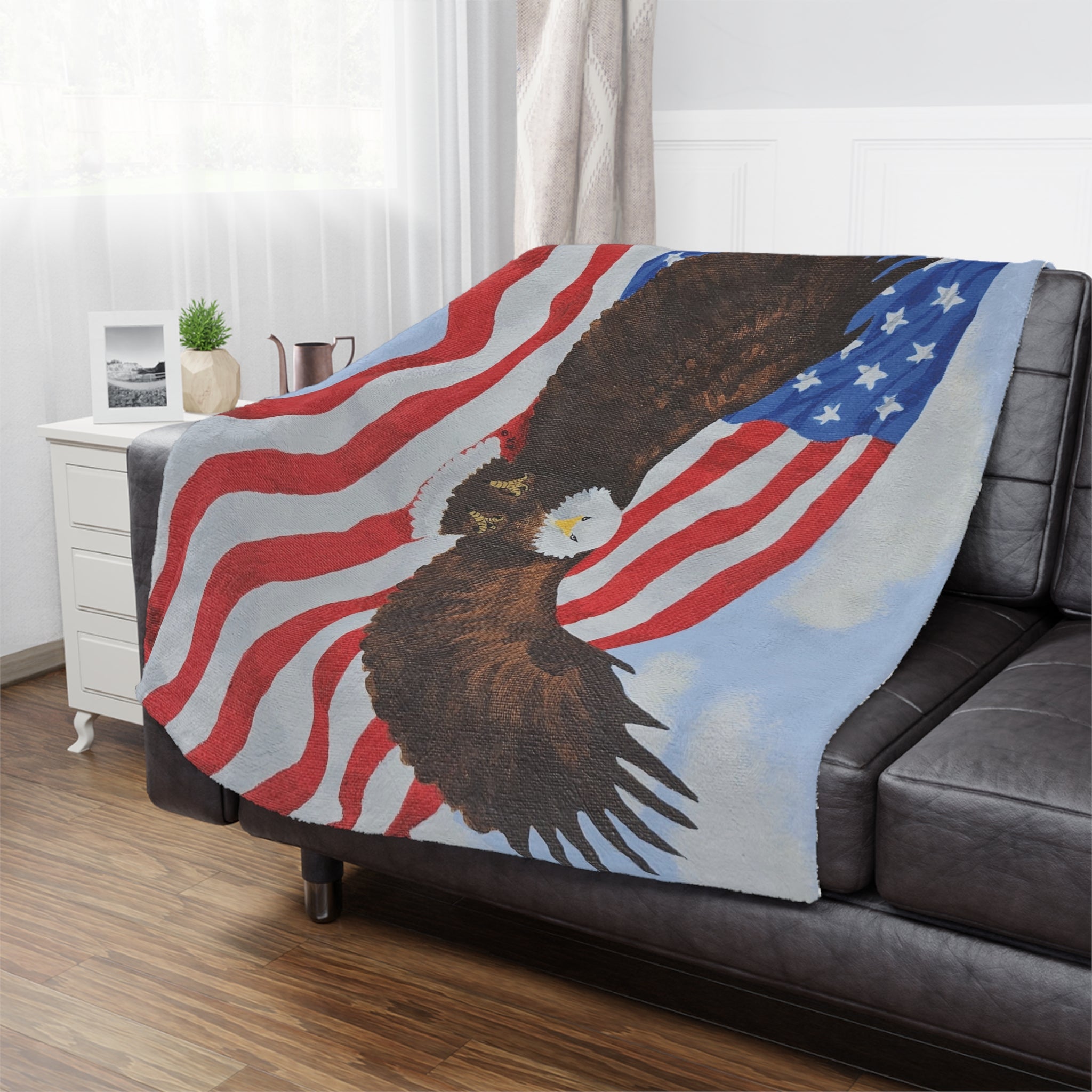 Freedom Incoming Minky Blanket