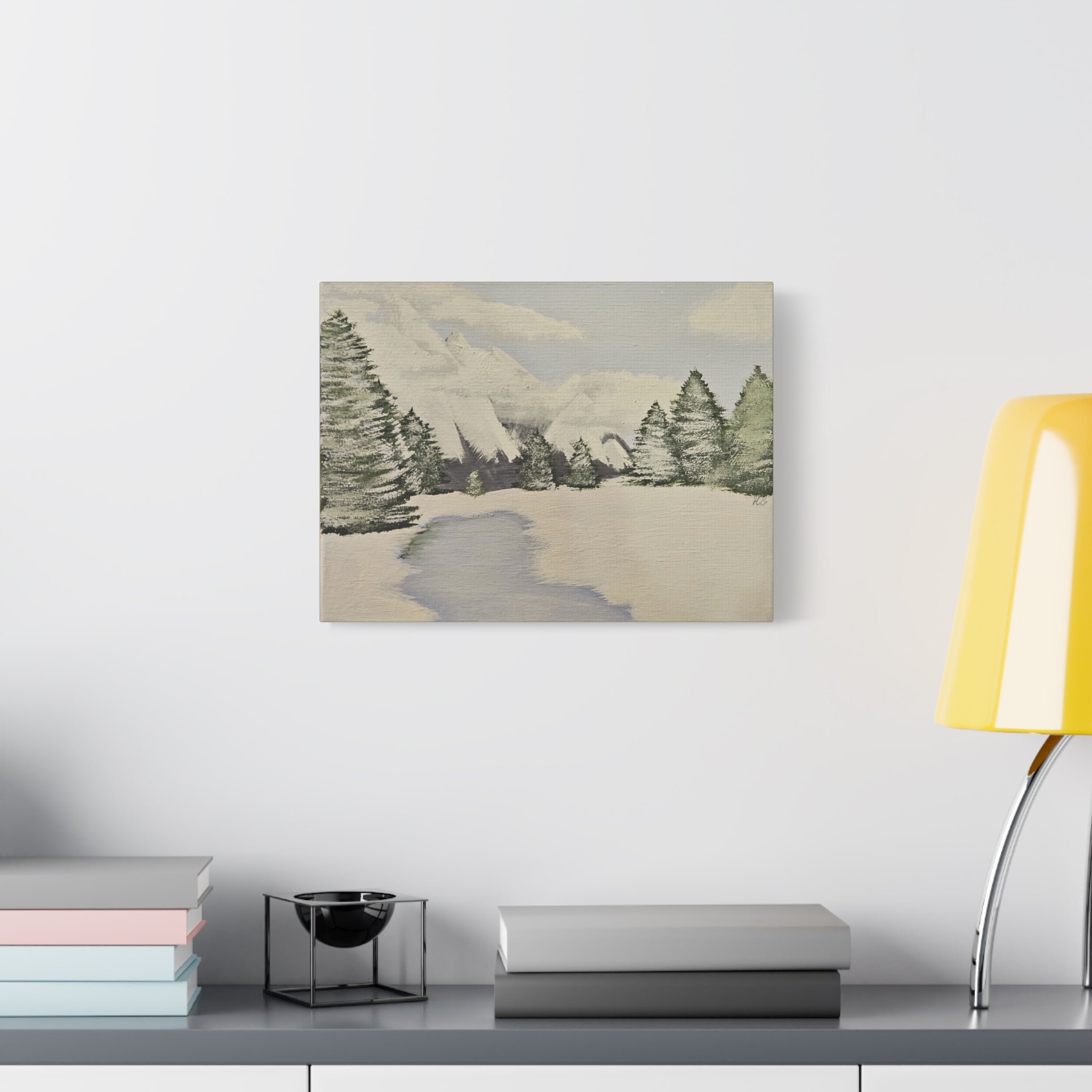Snowy Mountains Canvas